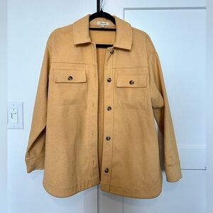 Yellow madewell shacket